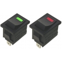 Interruptor Rocker con Led independiente, 2 Posiciones