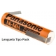 Batería NI-MH Recargable Panasonic AAA HHR80A 750mAh