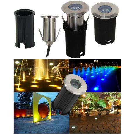 Foco empotrable de techo o suelo