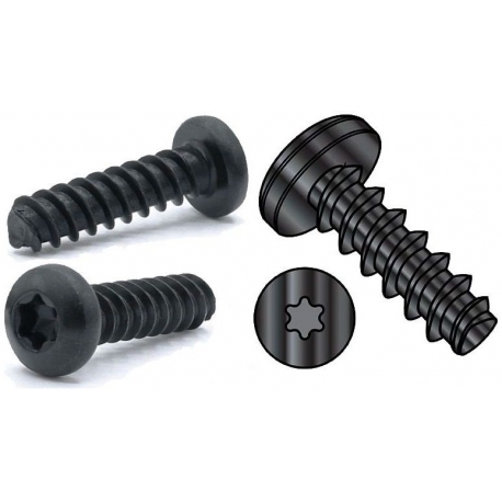 Tornillos M2 Torx ST2 Acero Negro