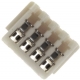Conector cables por desplazamiento de aislante 4pin