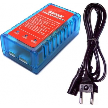 Cargador Balanceador Baterias de Li-Po 2S-3S