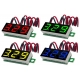 Voltimetro Led 3.7-30v. de panel