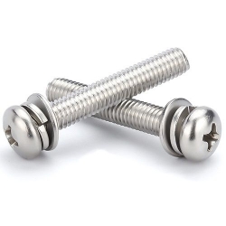 Tornillos M6 con arandela Din7985