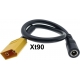 Juego Conector de potencia XT90-5.5x2.1mm