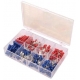 Juego de 150 Faston aislados para cables