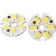 Módulos de seis Led 23mm