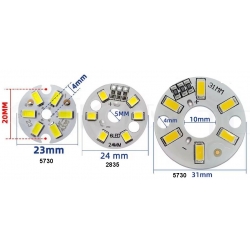 Módulos de seis Led 