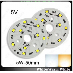 Módulo de 10 Led, 5v, 5w de 50mm