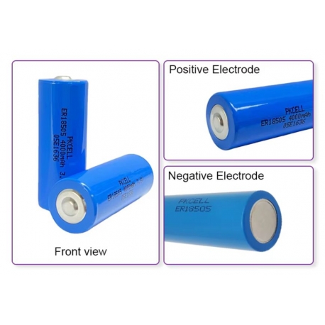 Pila de Litio ER18505, 3.6V