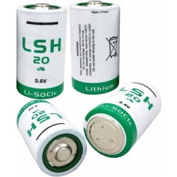 Pila y Pack de Litio Saft LSH20 Tipo D, 3.6V