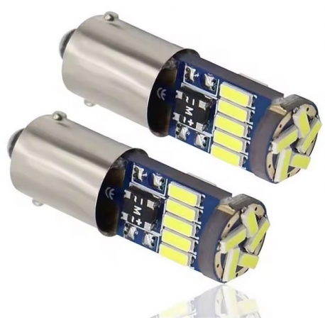 Bombilla LED BA9S 15 Led 5050 SMD 12v