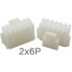 Conector PHB 2mm 2x6pin hembra
