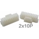 Conector PHB 2mm 2x10pin hembra