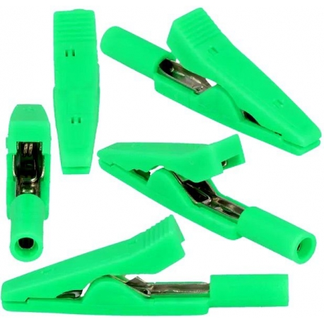 Pinzas de cocodrilo para puntas tester