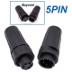 Juego Conectores IP67 5 pin
