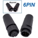 Juego Conectores IP67 6 pin