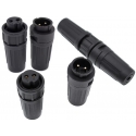 Juego Conectores IP67 2, 3, 4, 5, 6, 7pin