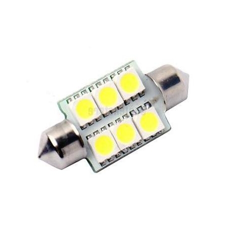 Bombilla LED Festoon 36mm 6led 5050
