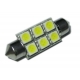 Bombilla LED Festoon 42mm 6led 5050