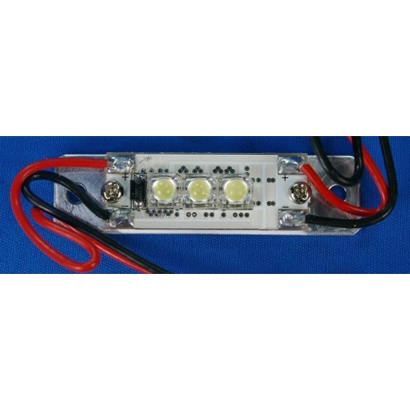 Módulo de 3 Led Piranha de 3 chip Rectangular