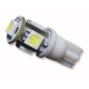 Bombilla LED T10 5 Led 5050 3 chip SMD 12v