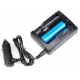 Multi Cargador de sobremesa de Baterias de Litio 2 x 18650, 17670, 14650, 16340