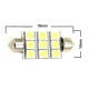 Festoon 9 LED 5050 SMD de 39mm