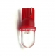 LED T10 W5W 1 Led Redondo 12v Rojo