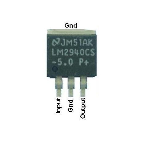 LM2940CS smd Regulador Low Drop 1A