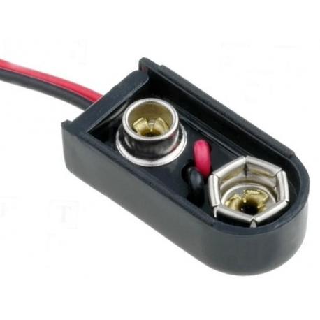 Clip Keyston Keys84 para pilas o baterías 6F22 de 9v