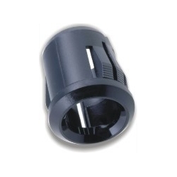 Soporte Mirilla de PVC Negro para Led de 8mm