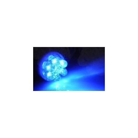 LED T10 7 Led 12v Azul