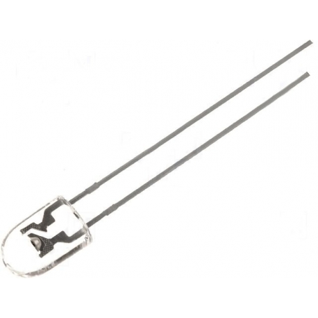 Led Oval Rojo W.Clear