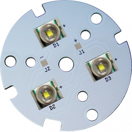 Circuito Impreso 45mm para 3 Led CREE XRE