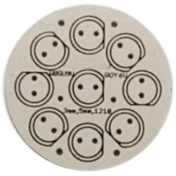 Circuitos Impresos para 9 Led 3mm, 5mm