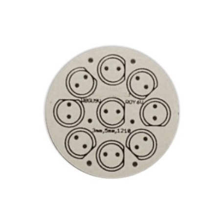 Circuitos Impresos para 9 Led 3mm, 5mm