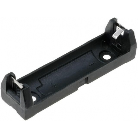 Portapilas baterías 1 x AA para circuito impreso