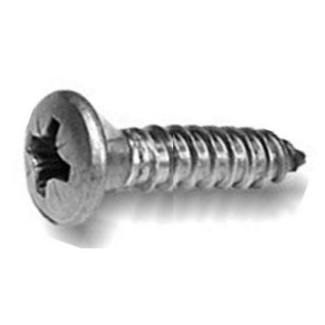 Tornillos R.Chapa Acero Inox. 2.2x6.5 Din7983