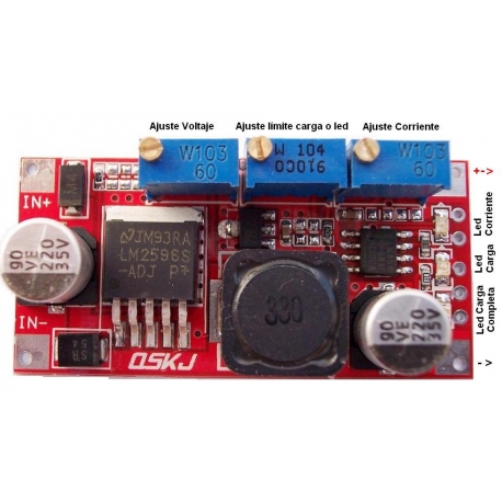 Fuente conmutada Dc-Dc CV-CC Step-Down