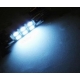 Bombillas 6 LED 5050 Festoon de 36, 39 y 42mm