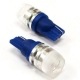 Bombilla LED T10 Lente 180º 1 Led 1W Azul