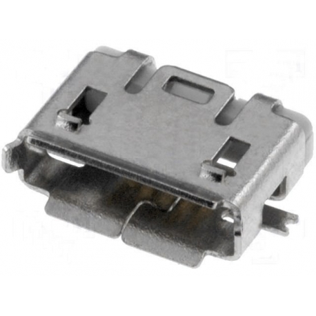 Conector Micro USB AB-Hembra SMD 5 pin