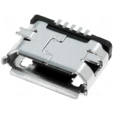 Conector Micro USB B-Hembra SMD 5 pin