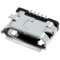 Conector Micro USB-B Hembra smd 5 pin