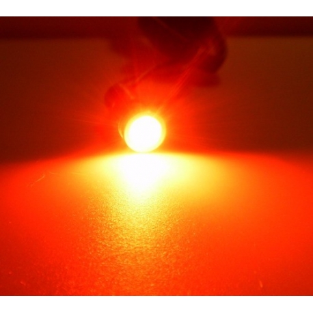 LED BA9S 1 Led 2 chip 1w.12v Rojo