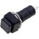 Pulsador 30x18mm boton cuadrado Negro