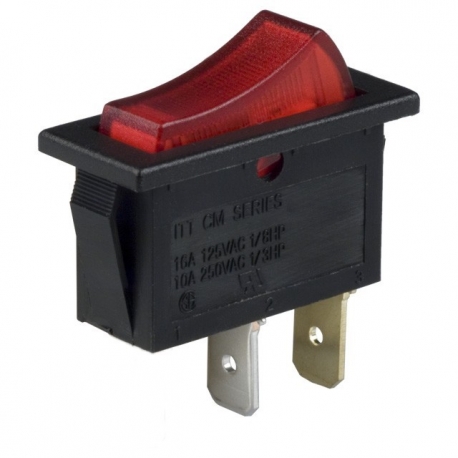 Interuptor basculante de panel