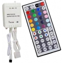 Controlador para Tiras de Led RGB de 12-24v.dc