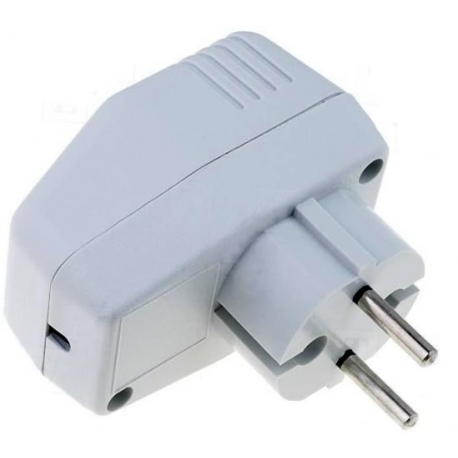 Caja de montaje de ABS 7045 enchufe Schuko